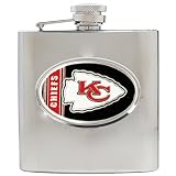 Kansas City Chiefs 6 oz. Stainless Steel Flask