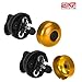 Arltb Mini Aluminum Bike Bell 20-22mm for Kids Durable Crisp Loud Anti Rust Fit Mini Bicycle Bells Handlebars Horn Accessories (5 Colors)