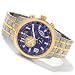 Invicta Mens Blue Dial Tachymeter Watch 0376