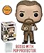 Stranger Things Hopper with Donut Pop! Vinyl Figure Chase Variant and (Bundled with Pop BOX PROTECTOR CASE)