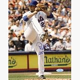 Pedro Feliciano Autographed White Uniform Vertical 8 x 10 Photograph (Unframed)