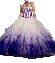  Crystal  Ball Gown Quinceanera Dress 