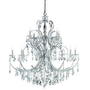 Marcalina One Chandelier in Chrome by Kichler