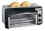 Hamilton Beach 22708 Toastation 2-Slice Toaster and Mini Oven, Black