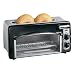 Hamilton Beach 22708 Toastation 2-Slice Toaster and Mini Oven, Black