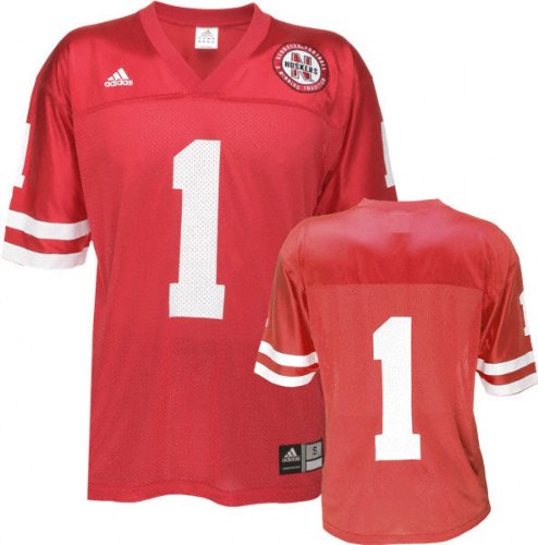 Buy Nebraska Cornhuskers Youth -No. 1- Replica Chase Football Jersey