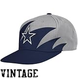 Dallas Cowboys Mitchell & Ness Shark Tooth Vintage Snap Back Hat