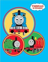 Thomas Ready Set Go/Book Fleece Blanket