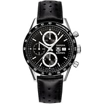TAG Heuer Men's Carrera Chronograph Leather Watch #CV2010.FC6205