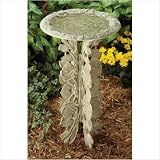 Rose Birdbath and Pedestal Finish: Rust