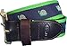 No27 Mens Turtle Leather Belt, Leather Tab and Buckle, Pink Turtle on Navy Ribbon Nautical Leather Belt