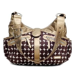JJ Cole Swag Diaper Bag, Bronze Drop
