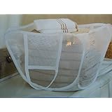 Laundry Mesh Basket Pop Up Collapsible College Dorm Bag
