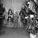 Hostler Henry Gibbs, Frowning Because of the Empty Saddles at the Old Stable Photogra...