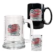 New England Revolution Soccer 15oz Tankard, 15oz Ceramic Mug & 2oz Shot Glass Set - Primary Team Logo MAJOR-LEAGUE-SOCCER Soccer