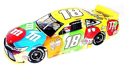 AUTOGRAPHED 2016 Kyle Busch #18 M&Ms Racing (Joe Gibbs Team) 25th Anniversary Signed Lionel 1/24 NASCAR Collectible Diecast Car with COA (#0736 of only 2,521 produced!)