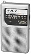 Sony ICF-S10MK2 Pocket AM/FM Radio, Silver