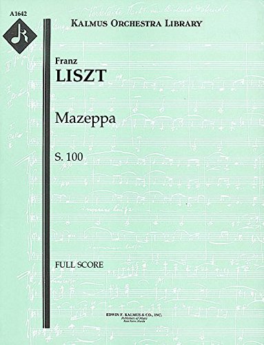 Mazeppa, S.100: Full Score [A1642]