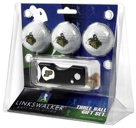 Purdue Boilermakers Ncaa Spring Action 3 Golf Ball Gift Packs