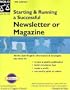 Starting & Running a Successful Newsletter or Magazine