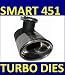 Produkt-Bild: Ovales Endrohr aus Edelstahl f&uuml;r SMART ForTwo Mod 451 ab 4/2007 TURBO Diesel 84PS
