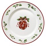Ornament Tree Salad Plate Set of 4