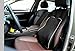 LOVEHOME Car Lumbar Support Cushion - Premium Memory Foam with Mesh Cover - Universal Fit Major Car Seat - Ideal auto Back Pillow for Road Trip Driving (Black)