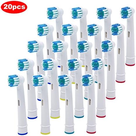Ronsit Replacement Brush Heads Compatible with Electric Toothbrush for Professional Care SmartSeries/Advance Power/Pro Health/Triumph/3D Excel/Vitality Dual Clean (20)