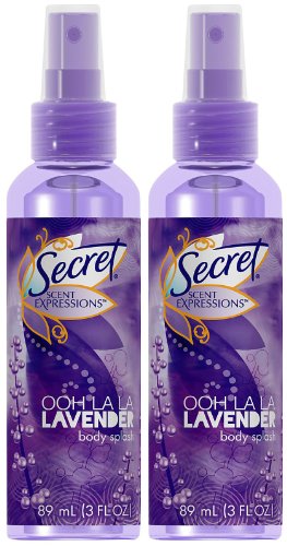 Secret scent expressions ooh la la body splash, lavender - 3 oz