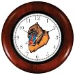 Mandrill Monkey Animal Wooden Wall Clock by WatchBuddy Timepieces (Cherry Wood Frame)