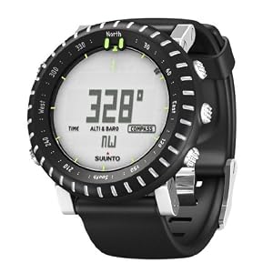 Suunto Core Wrist-Top Computer Watch with Altimeter, Barometer, Compass, and Depth Measurement (Light Black)