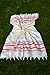 Dandelion - Ivory Basic Pattern - Naturally-Dyed Cotton Turkish Towel Peshtemal - 71x39 Inches - Red