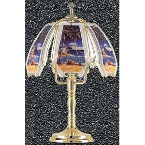 Palm Trees Touch Lamp ET-PLM Select Base Finish: Polished Brass