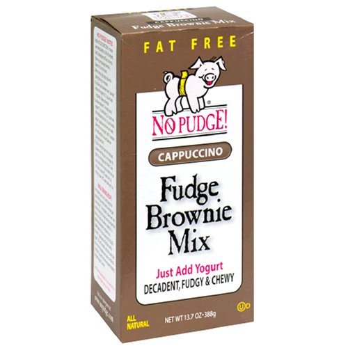 No Pudge Fat Free Fudge Brownie Mix, Cappuccino, 13.7-Ounce Boxes (Pack of 6) by No Pudge