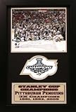 2009 Pittsburgh Penguins Stanley Cup STD Patch Frame_2 - NHL Mugs and Cups