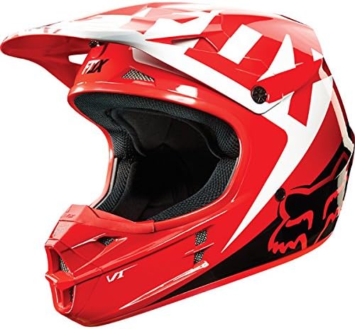 Fox 2015 V1 Race Helmet Red M M 10951-003-M