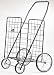Black Jumbo Shopping Cart
