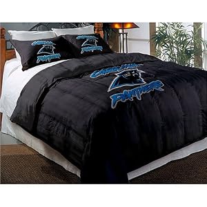 Carolina Panthers Comforter Set, Twin Full by