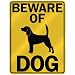 beagle22 - BEWARE OF BEAGLE PARKING SIGN DOG