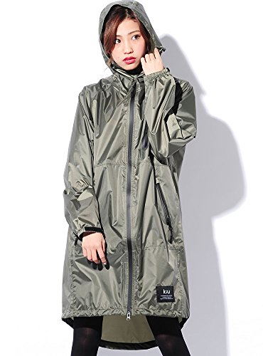 (ディーループ)D-LOOP 撥水加工 ジップアップ フード付き レインコート 120130