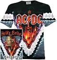 AC/DC - Hells Bells (Batik Shirt, Farbe: grau-schwarz)