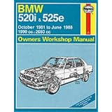 B. M. W. 520i and 525e 1981-88 Owner's Workshop Manual (Haynes Service & Repair... by a K Legg