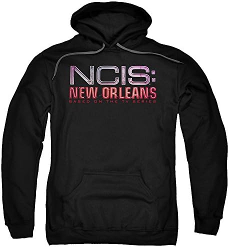 Ncis: New Orleans - Mens Neon Sign Pullover Hoodie, Size: Large, Color: Black