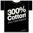 300% Cotton: More T-Shirt Graphics