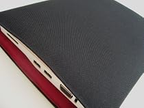 Black & Red Cordura netbook sleeve exclusively fits Toshiba NB200 - 10Z 6 cell 10 inch netbook