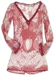 PRINTED SILK CHIFFON TUNIC