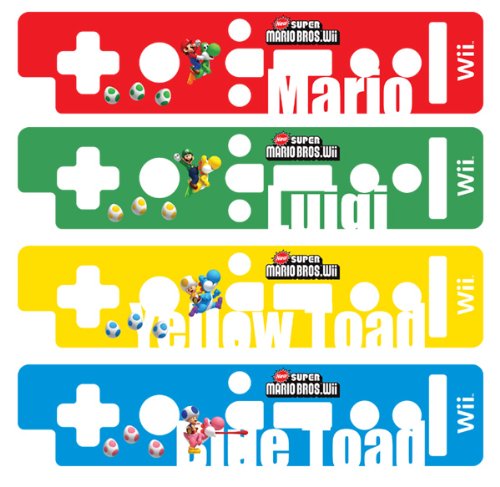 Hori Remote Skin New Super Mario Bros -  Yoshi (Wii)