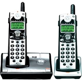 GE 28021EE2 Digital 5.8 GHz Cordless Phone with 2 Handsets and Call Waiting Caller ID