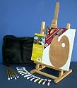 Art Essentials Acrylic Painting Set with Table Easel