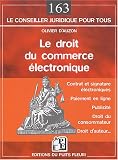 Le droit du commerce �lectronique